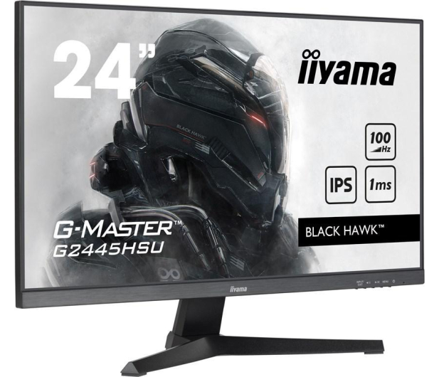 IIYAMA 24" Black Hawk G-Master G2445HSU-B1 IPS/FHD/100Hz/1ms - 1193574 - zdjęcie 2